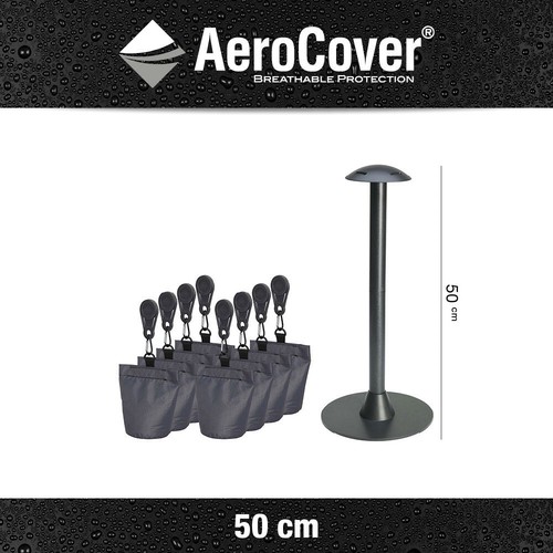 Aerocover support pole and - aerocover,