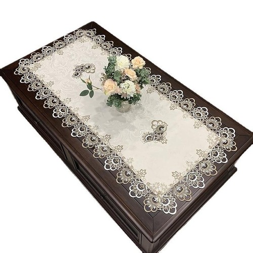 Lace tablecloth dustproof - lace,