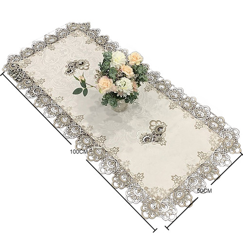 Lace tablecloth dustproof - lace,